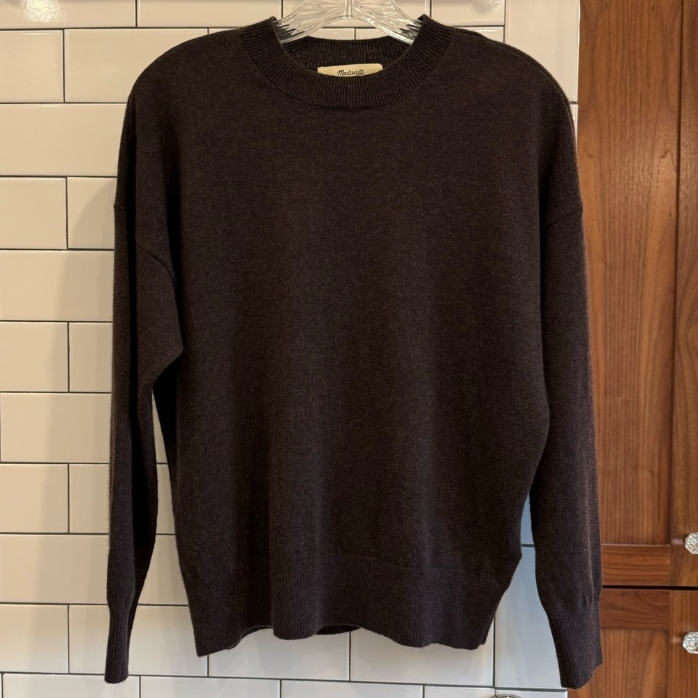 Madewell (Re)sponsible Cashmere Oversized Crewneck Sweater
